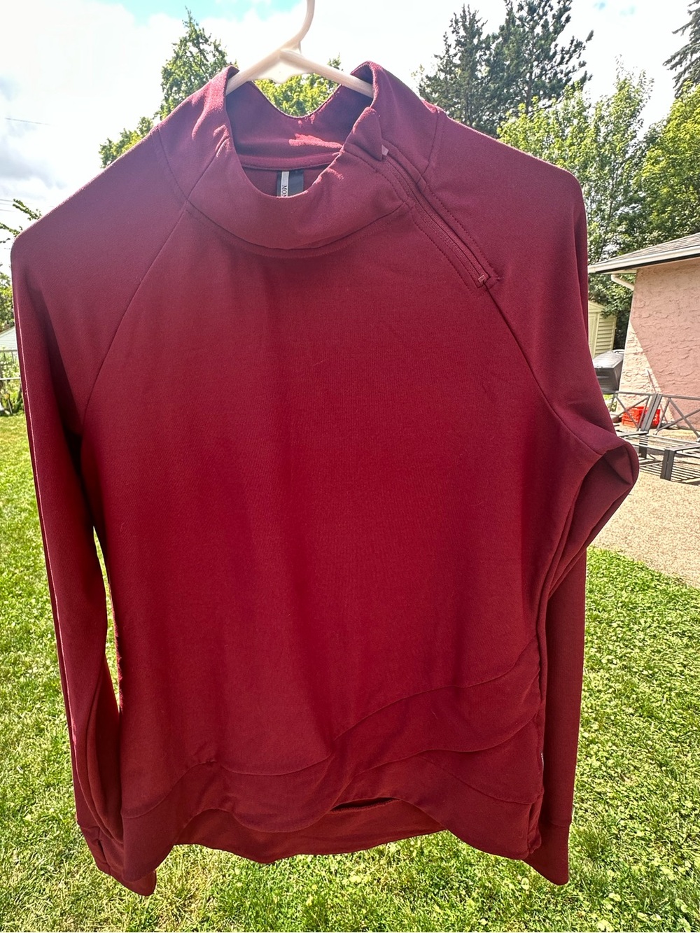 Mondetta Asymmetrical Neck Pullover